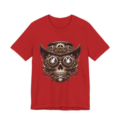 Skull Top Hat Steampunk T-Shirt