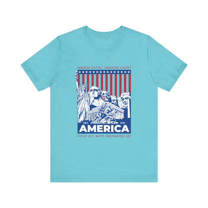 Honoring history happy independence day T-Shirt