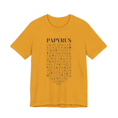 Papyrus Hieroglyph T-Shirt