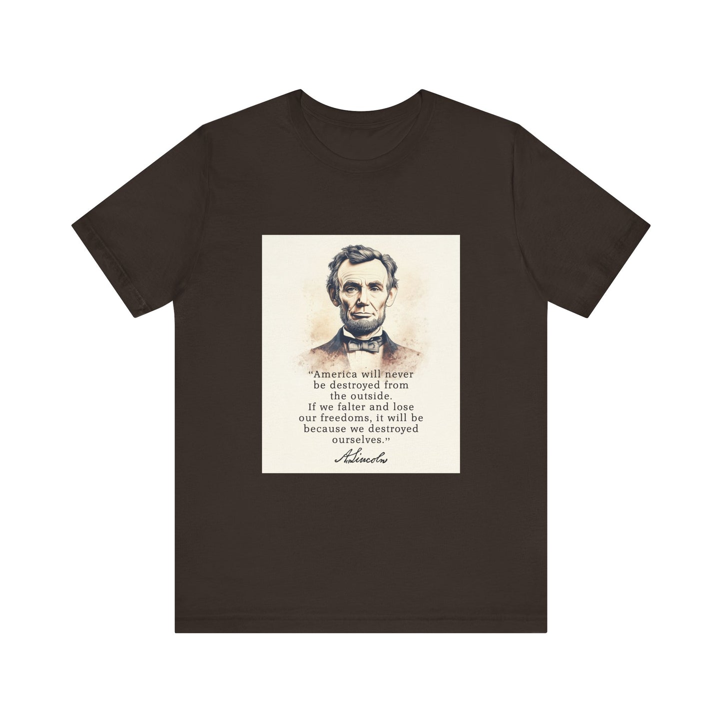 Destroyed Ourselves Lincoln T-Shirt