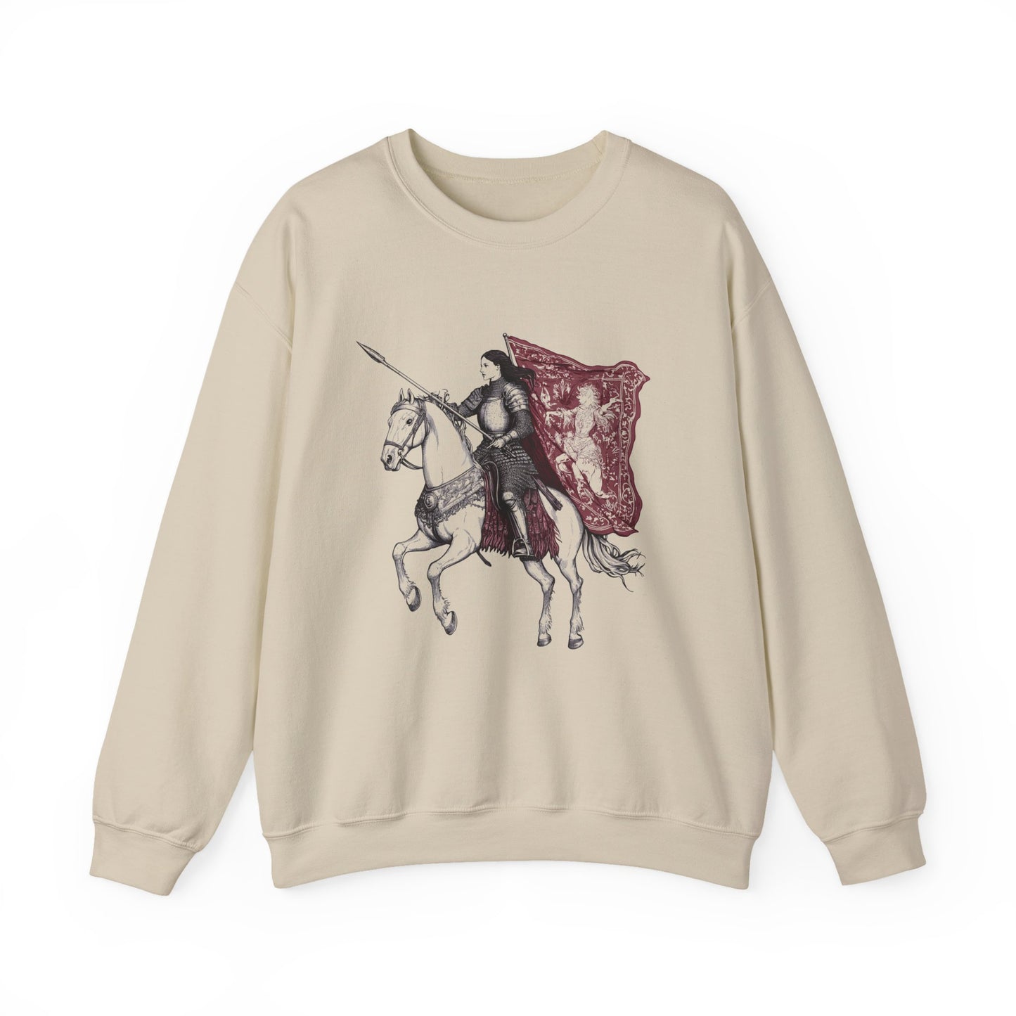 Medieval Knight Warrior Maiden Sweatshirt