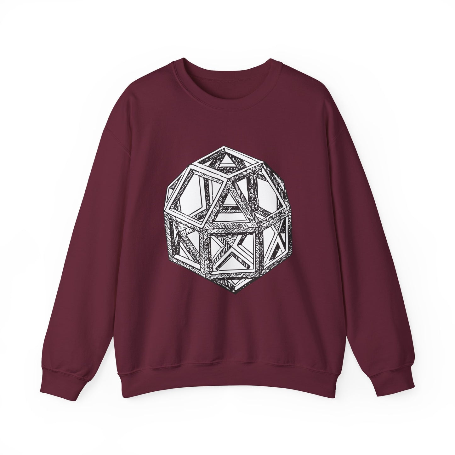 Rhombicuboctahedron Leonardo Da Vinci Sweatshirt