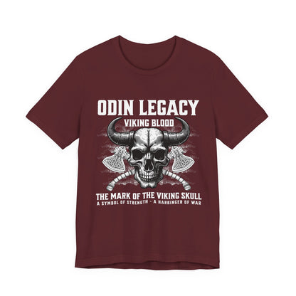 Odin Legacy Viking Skull T‑Shirt