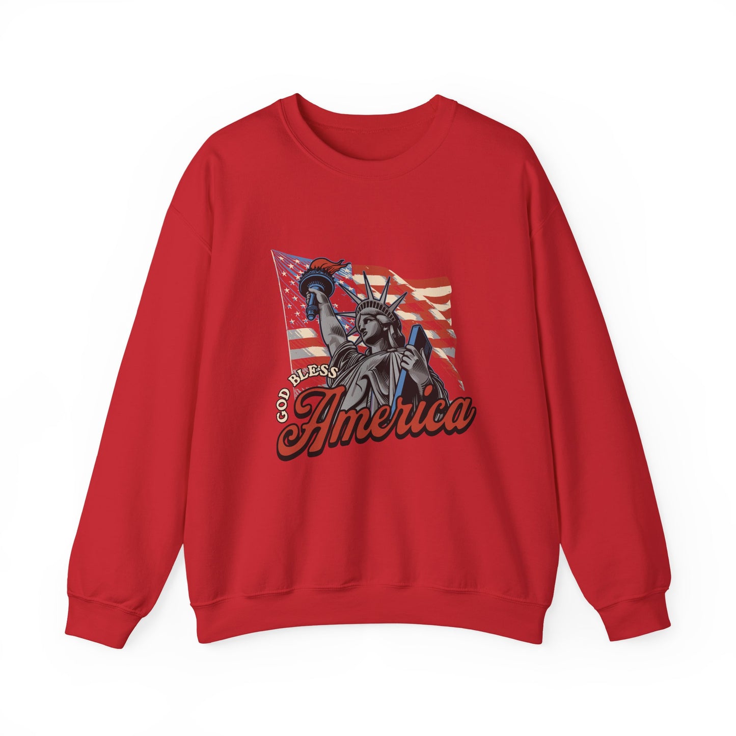 God bless America, statue of liberty Sweatshirt