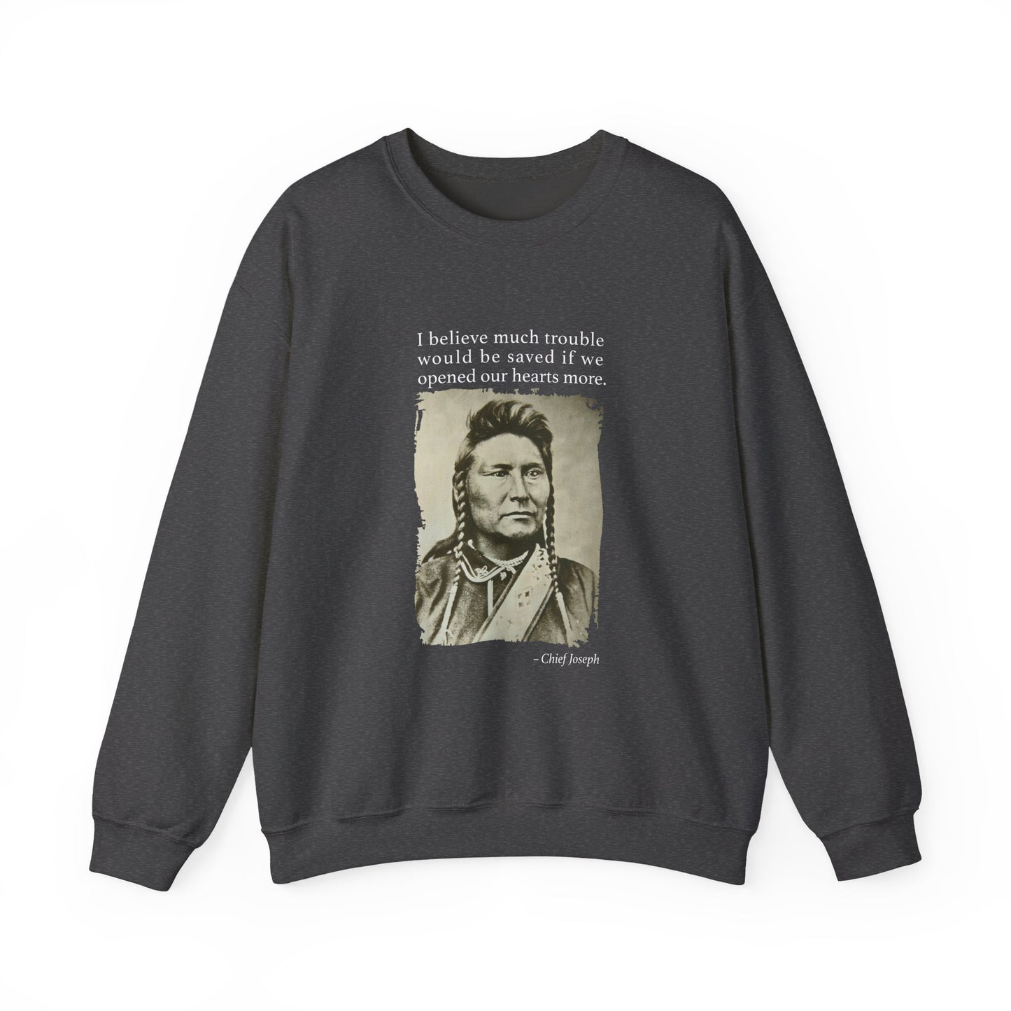 Chief Joseph Open Hearts Sweatshirt