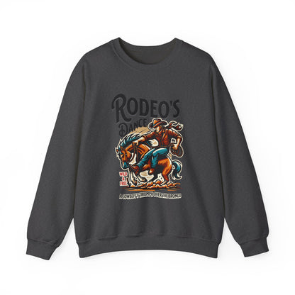 Rodeo's Dance, a Cowboy's Triump Over The Bronco Sweatshirt