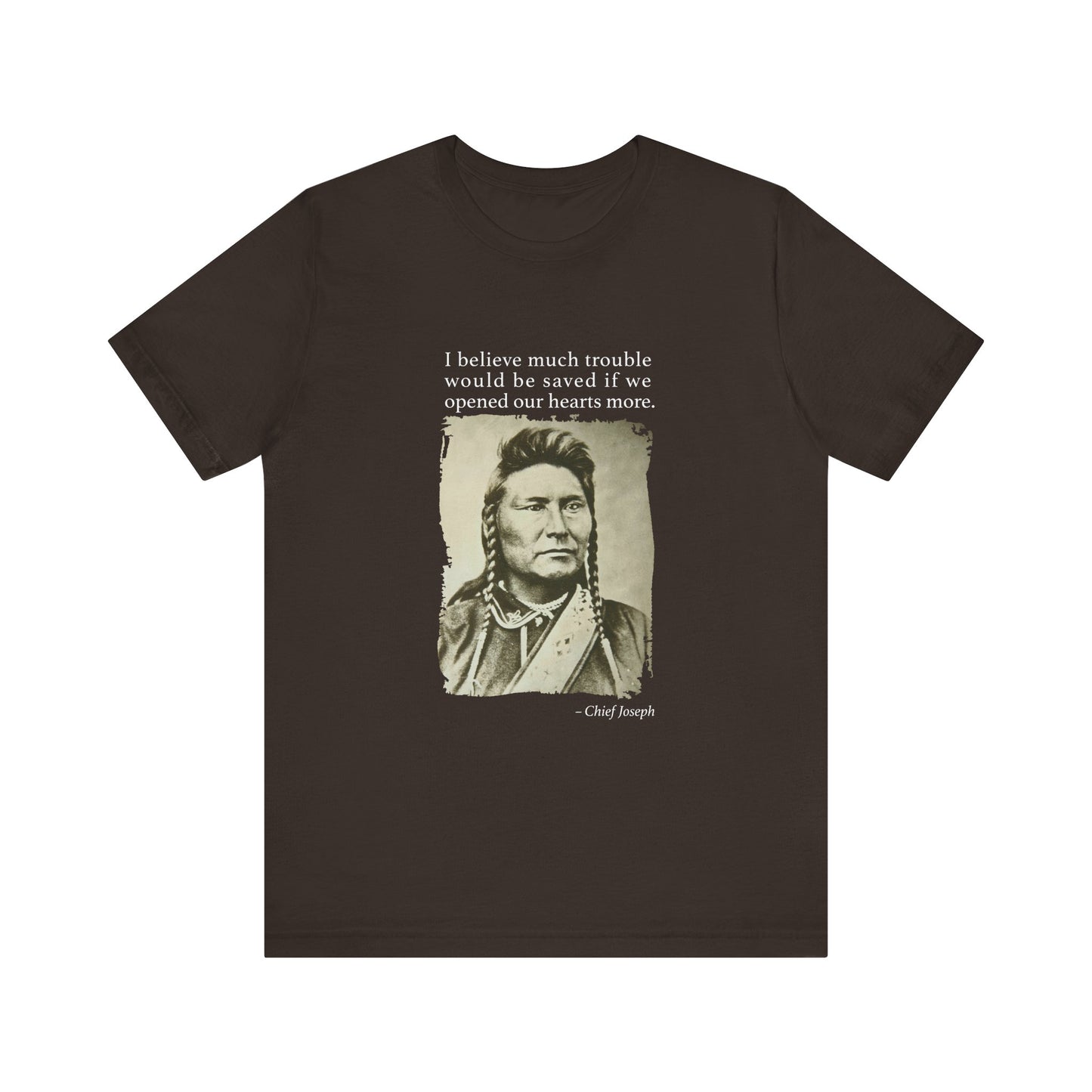 Chief Joseph Open Hearts T-Shirt