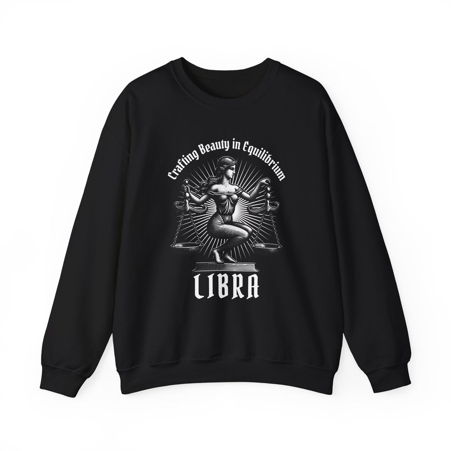 Crafting Beauty in Equilibrium Libra Sweatshirts