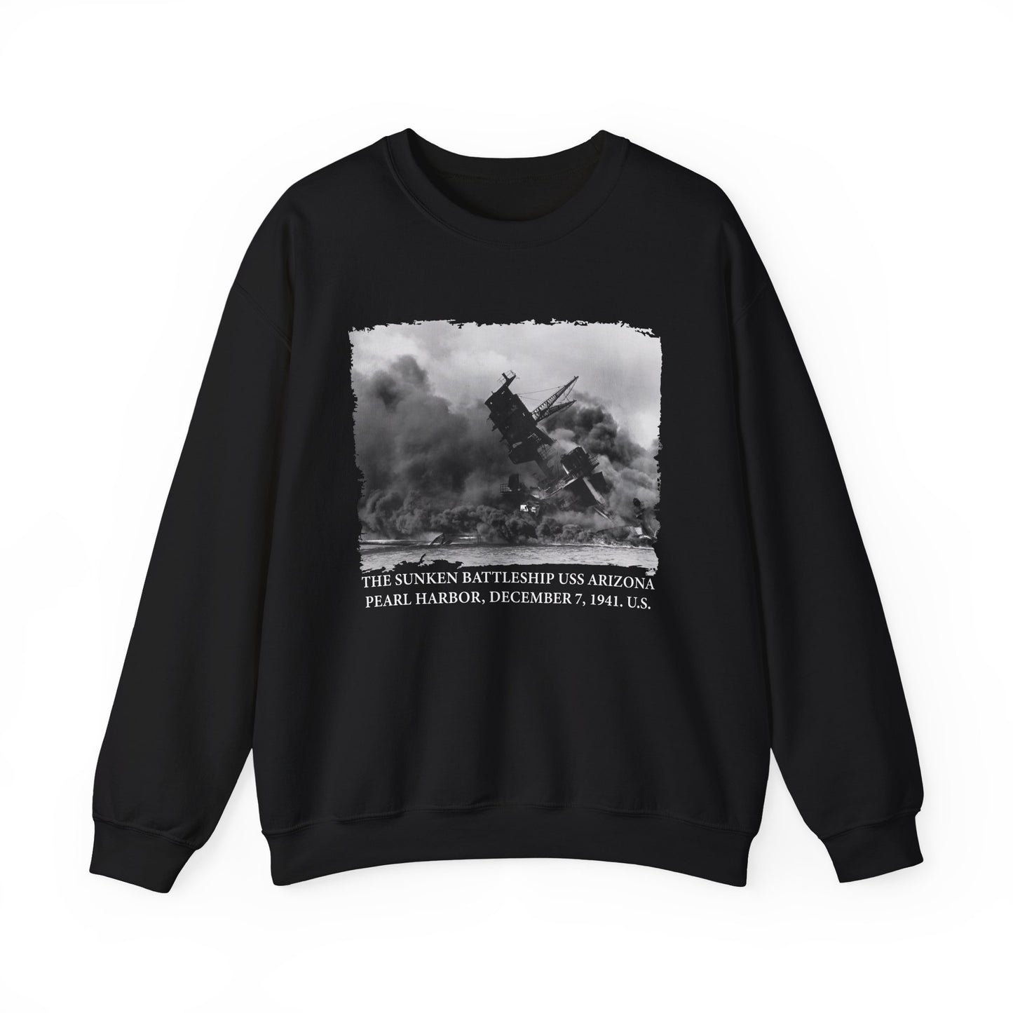 The sunken battleship USS Arizona Pearl Harbor Sweatshirt