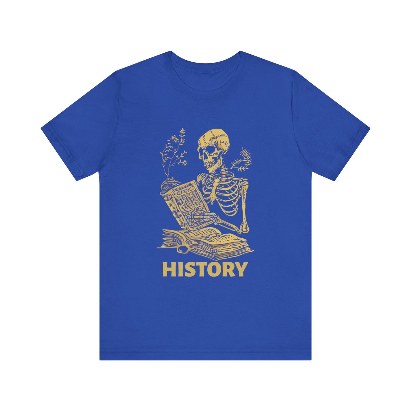 Skeleton History Reading T-Shirt