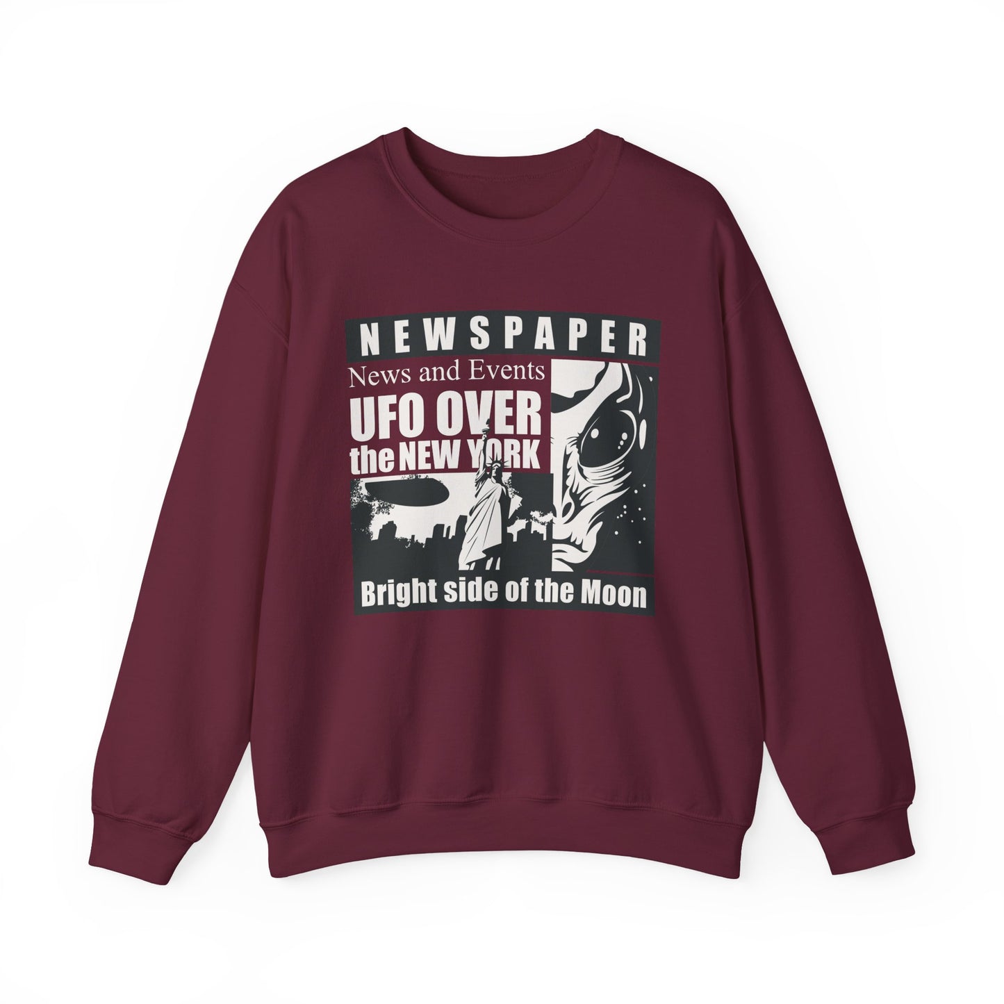 UFO over the New york Sweatshirt