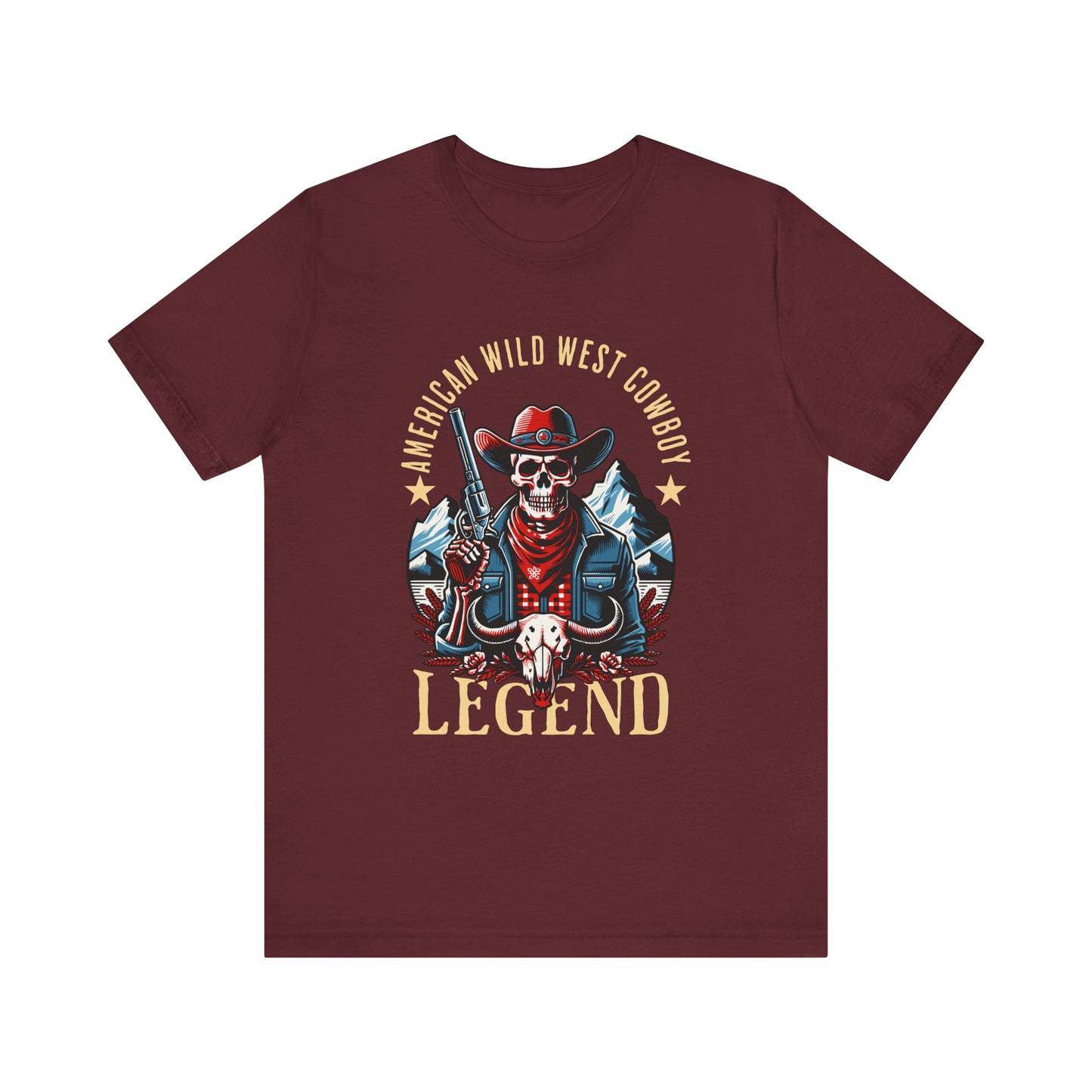 American Wild West Cowboy Legend T-Shirt