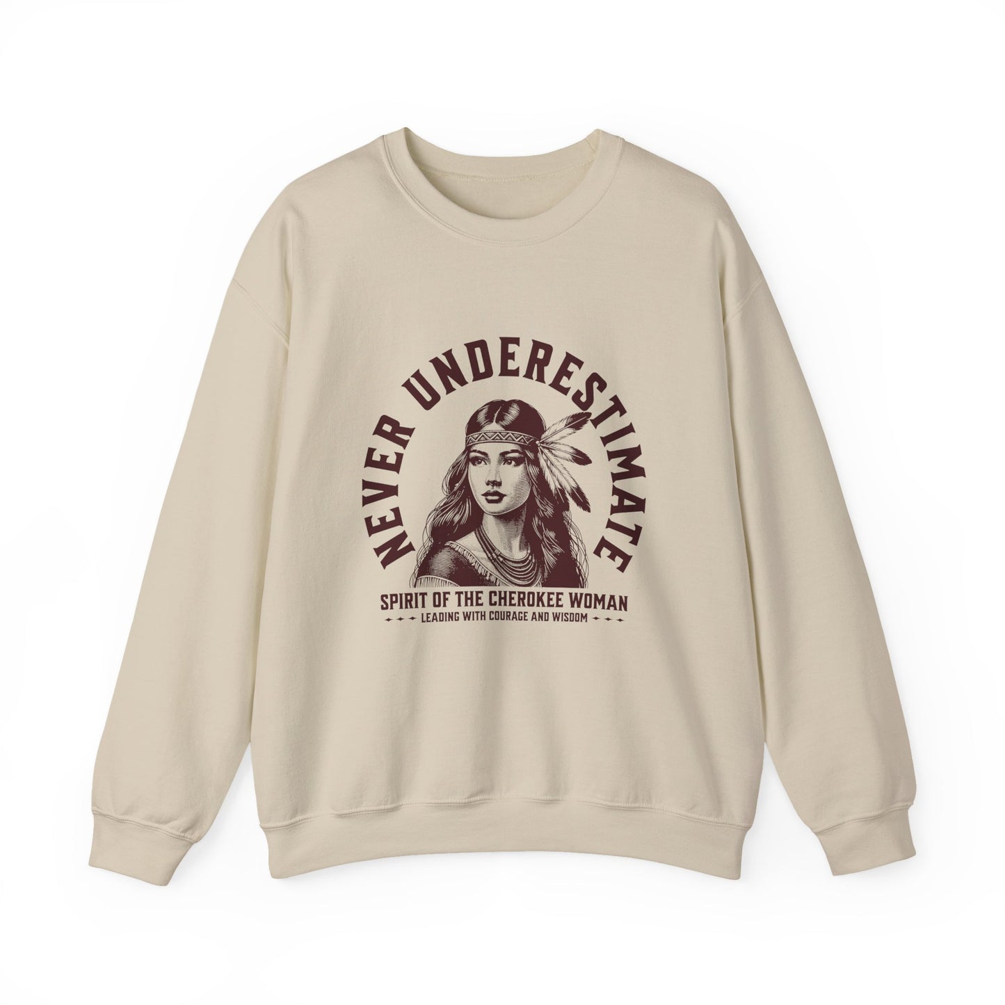 Cherokee woman native American Sweatshirts