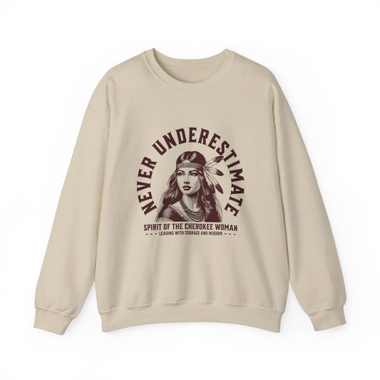 Cherokee woman native American Sweatshirts