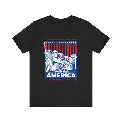 Honoring history happy independence day T-Shirt