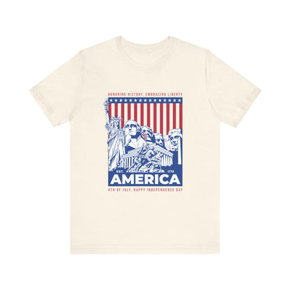 Honoring history happy independence day T-Shirt