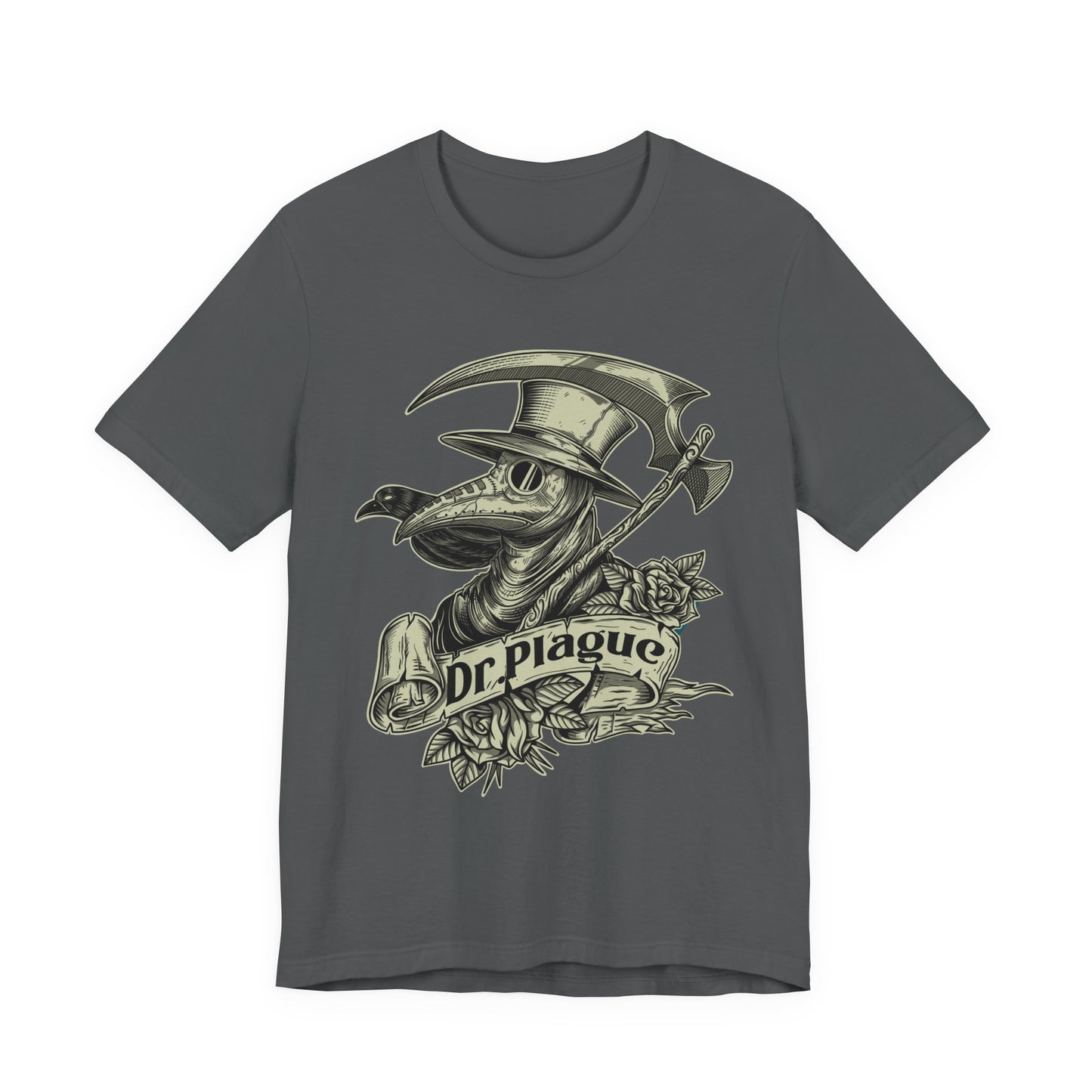 Plague Doctor Roses T-Shirt