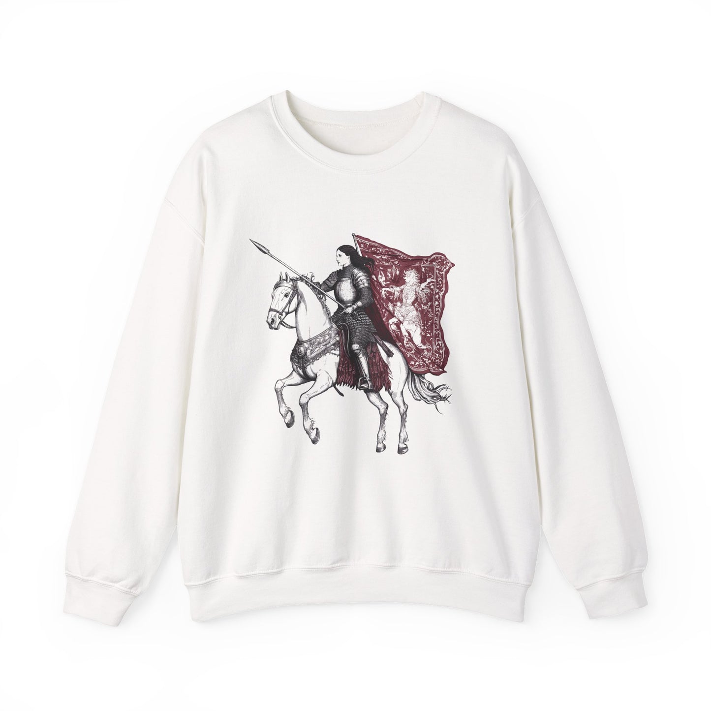 Medieval Knight Warrior Maiden Sweatshirt