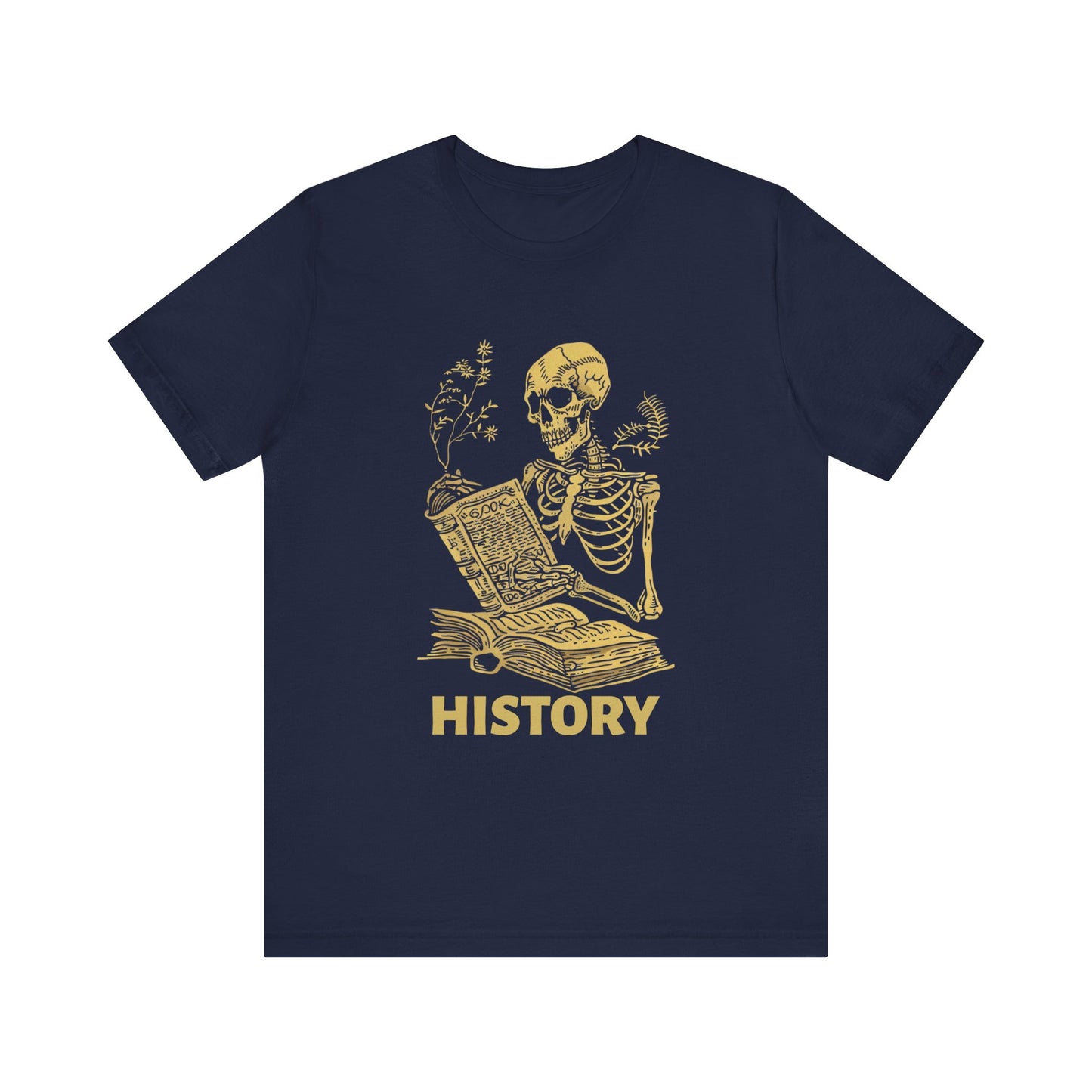 Skeleton History Reading T-Shirt
