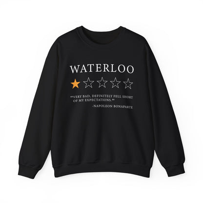 Waterloo Review by Napoleon Bonaparte Sweatshirt