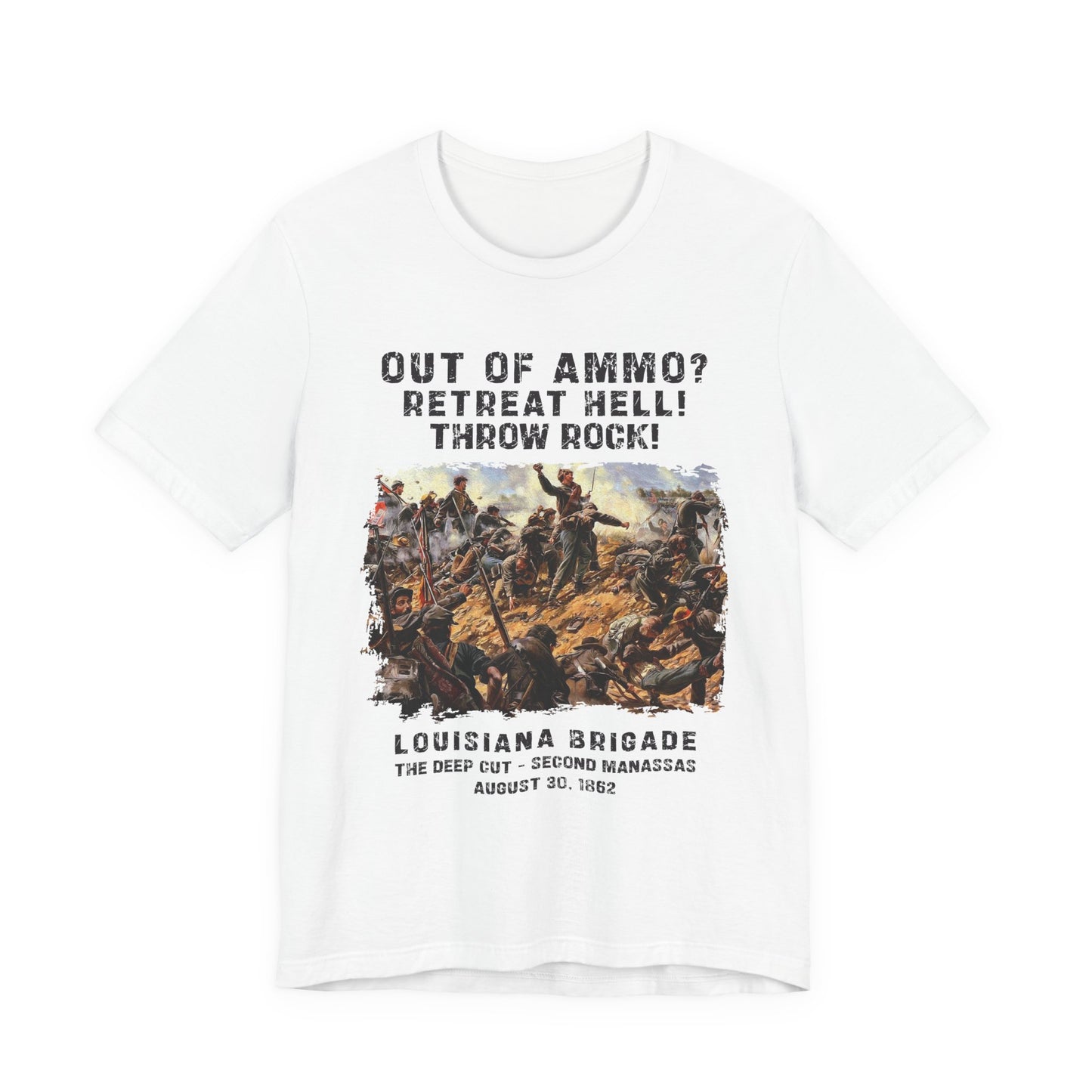 Out Of Ammo Throw Rocks T-Shirt