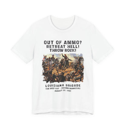 Out Of Ammo Throw Rocks T-Shirt