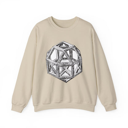 Rhombicuboctahedron Leonardo Da Vinci Sweatshirt