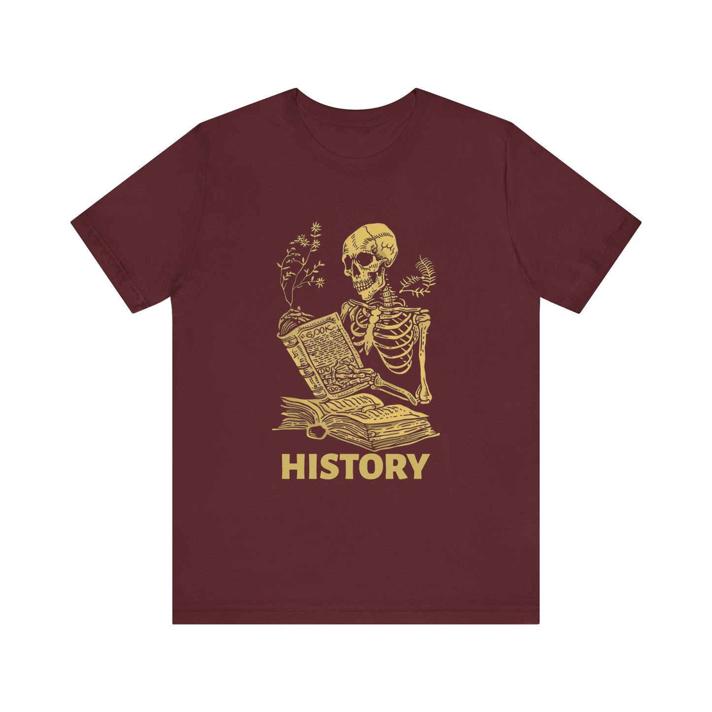 Skeleton History Reading T-Shirt