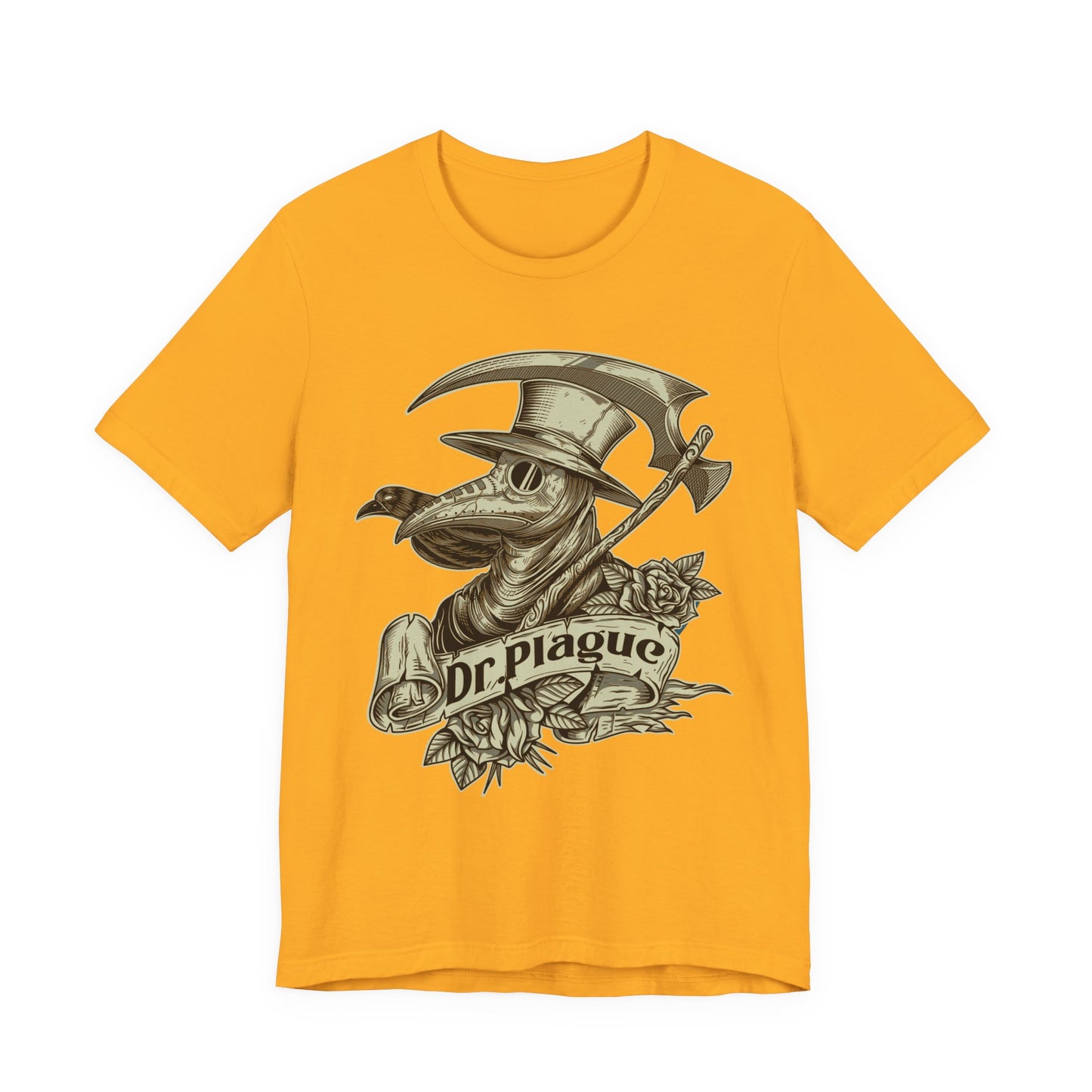 Plague Doctor Roses T-Shirt