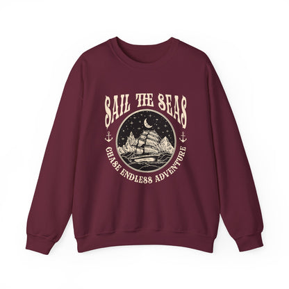 Sail The Seas Chase Endless Adventure Sweatshirt