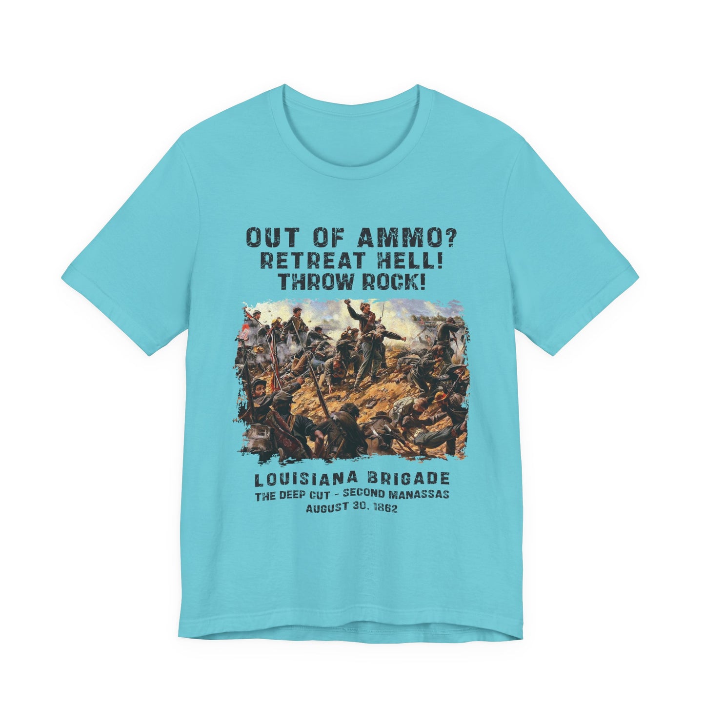Out Of Ammo Throw Rocks T-Shirt