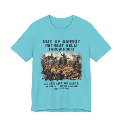 Out Of Ammo Throw Rocks T-Shirt