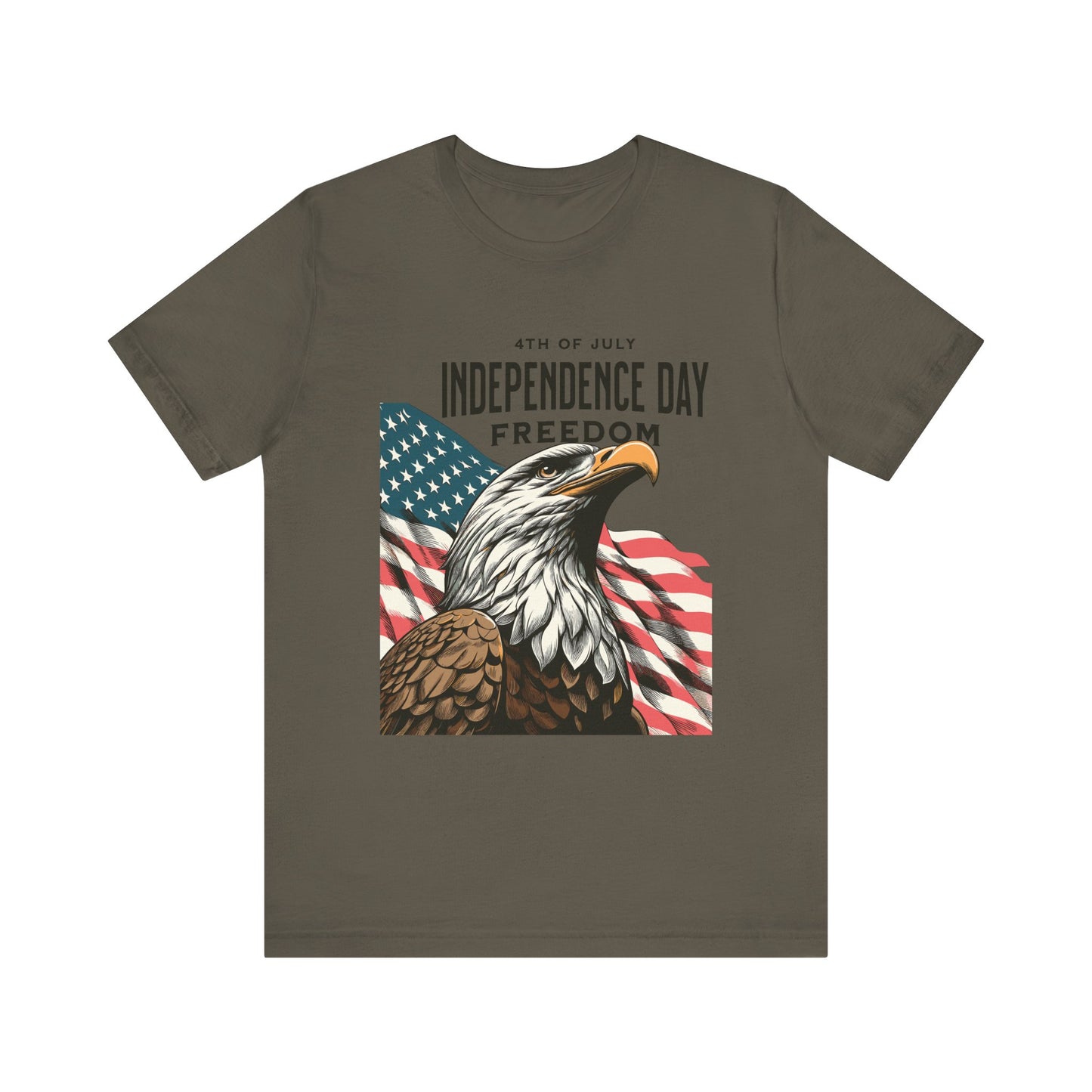 Freedom Eagle Independence Day T-Shirt
