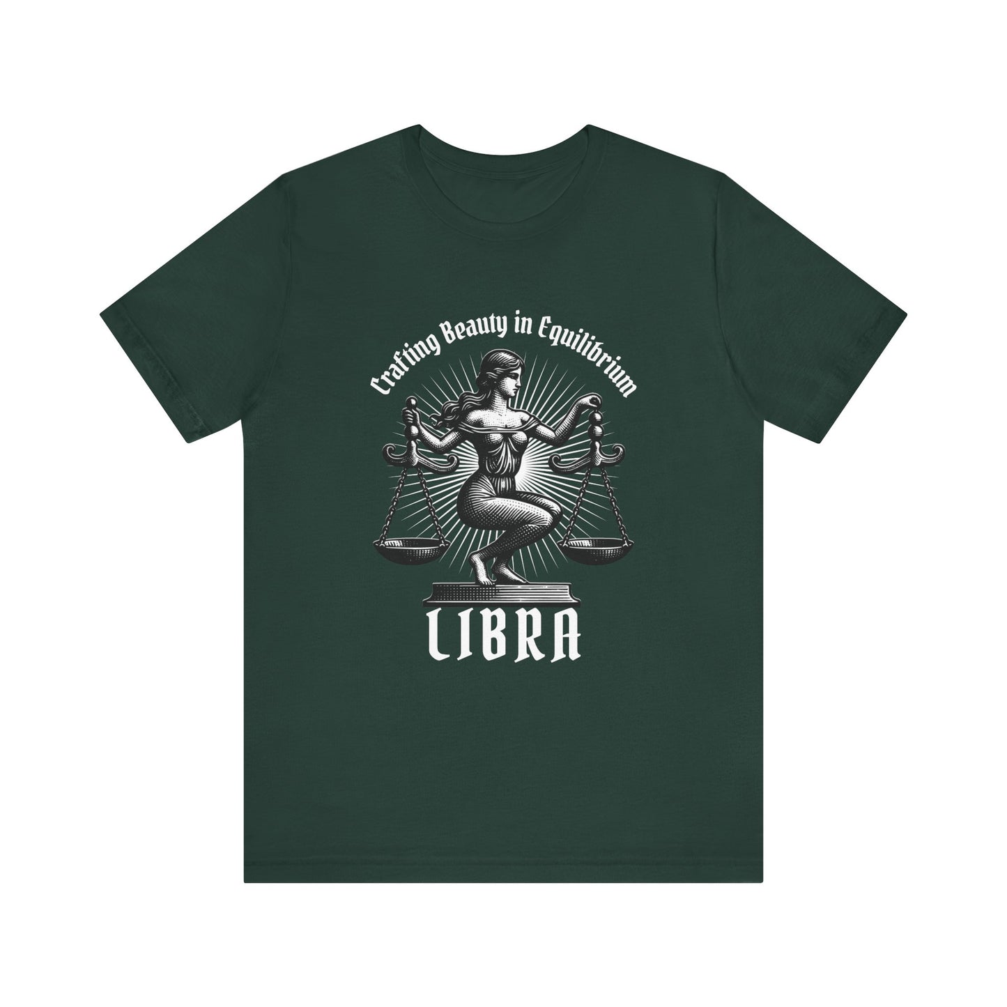 Crafting Beauty in Equilibrium Libra T-Shirt