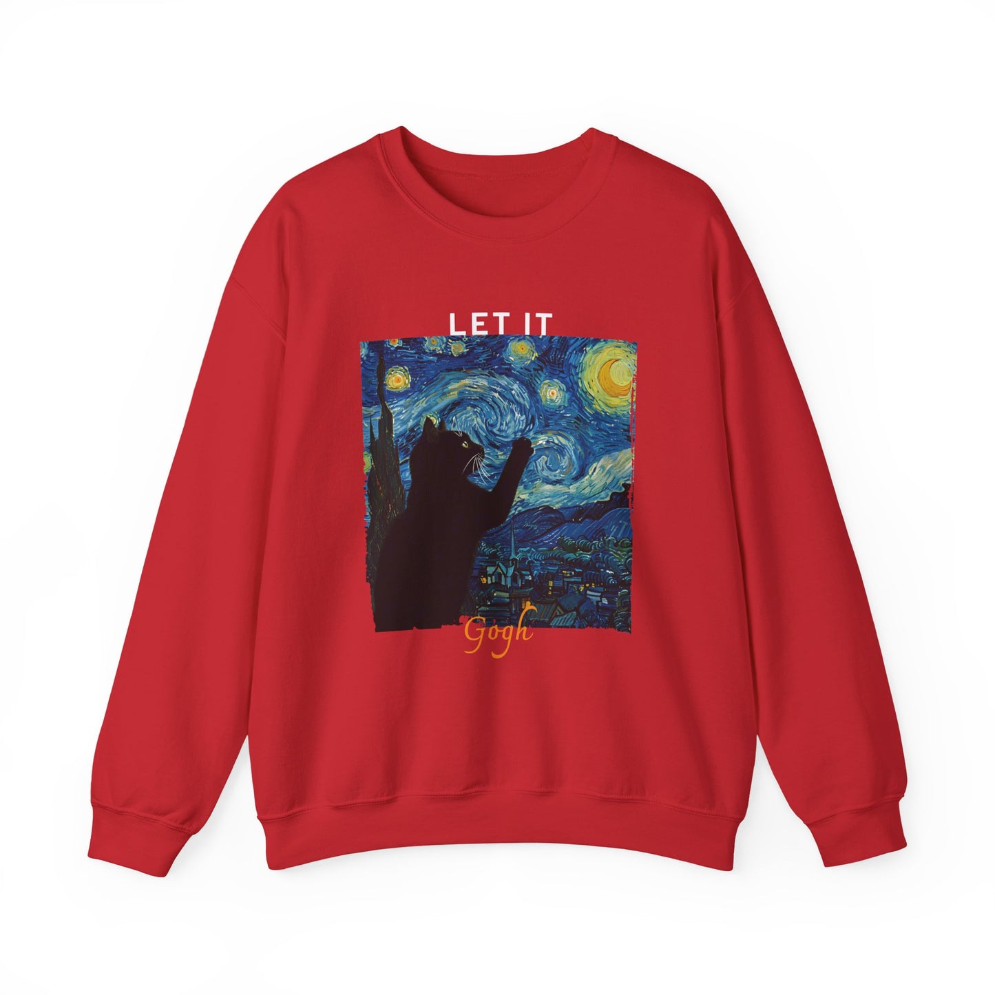 Van Gogh Starry Night Let It Gogh Sweatshirt