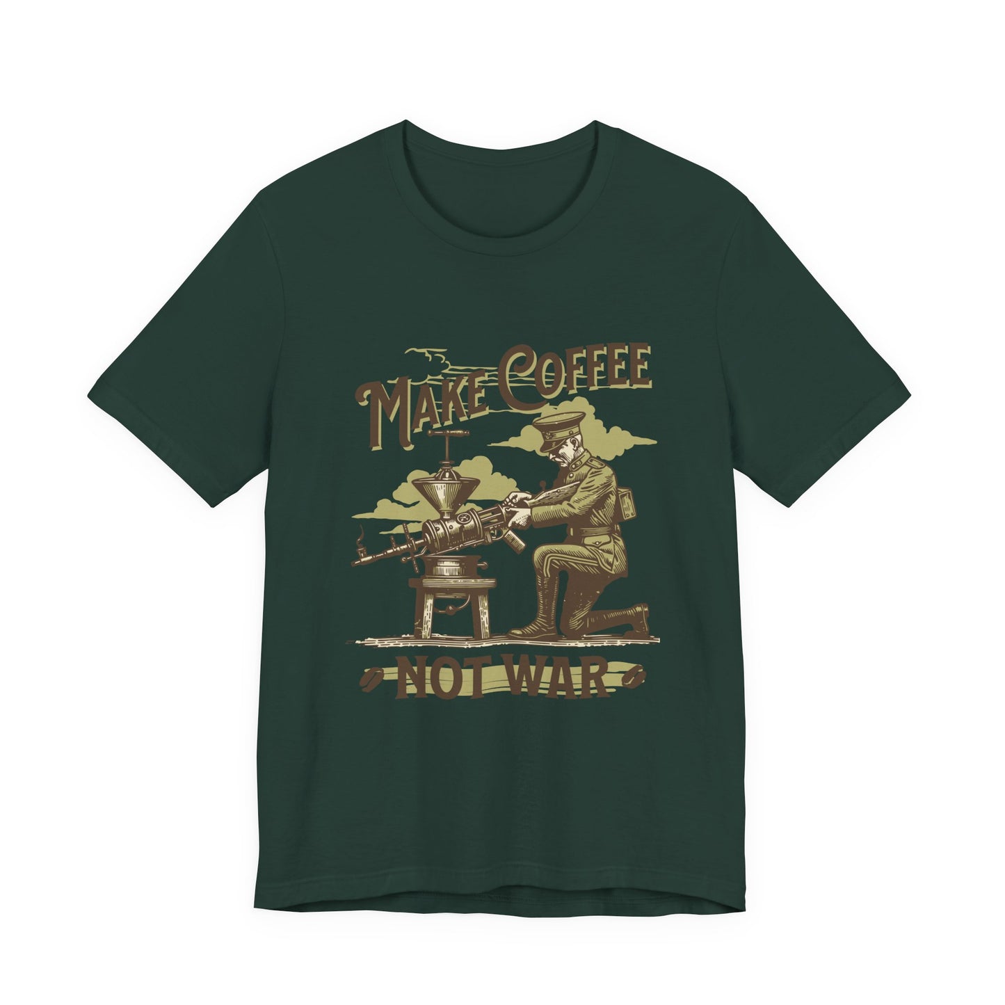 Make Coffee Not War T‑Shirt