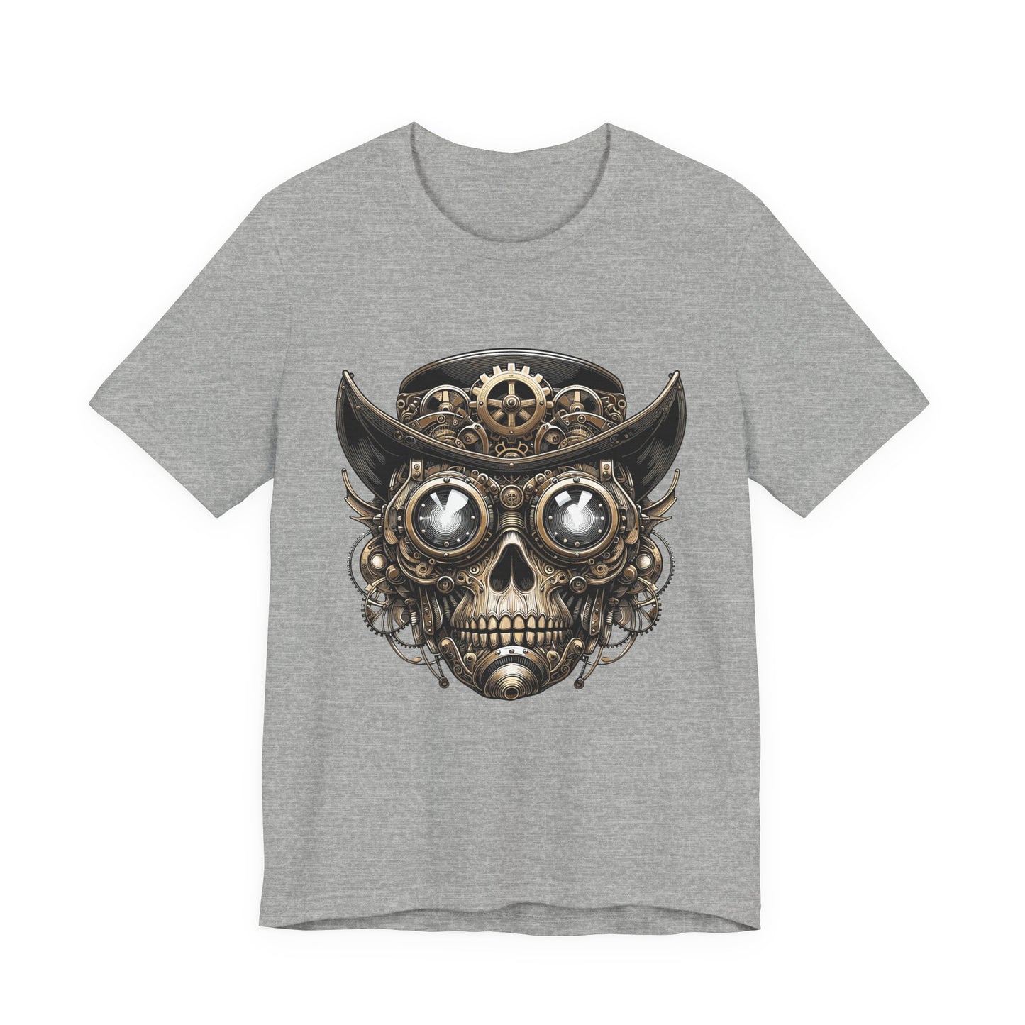 Skull Top Hat Steampunk T-Shirt