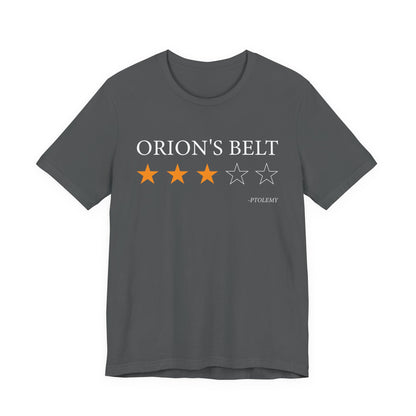 Orions Belt Review By Ptolemy T-Shirt