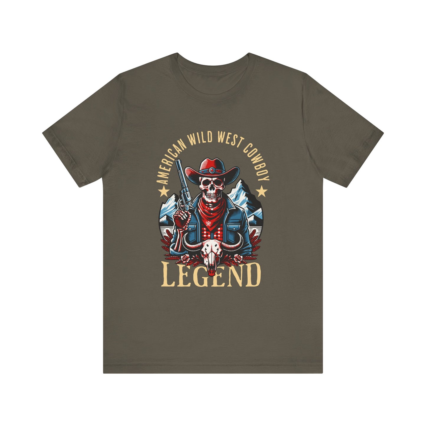 American Wild West Cowboy Legend T-Shirt