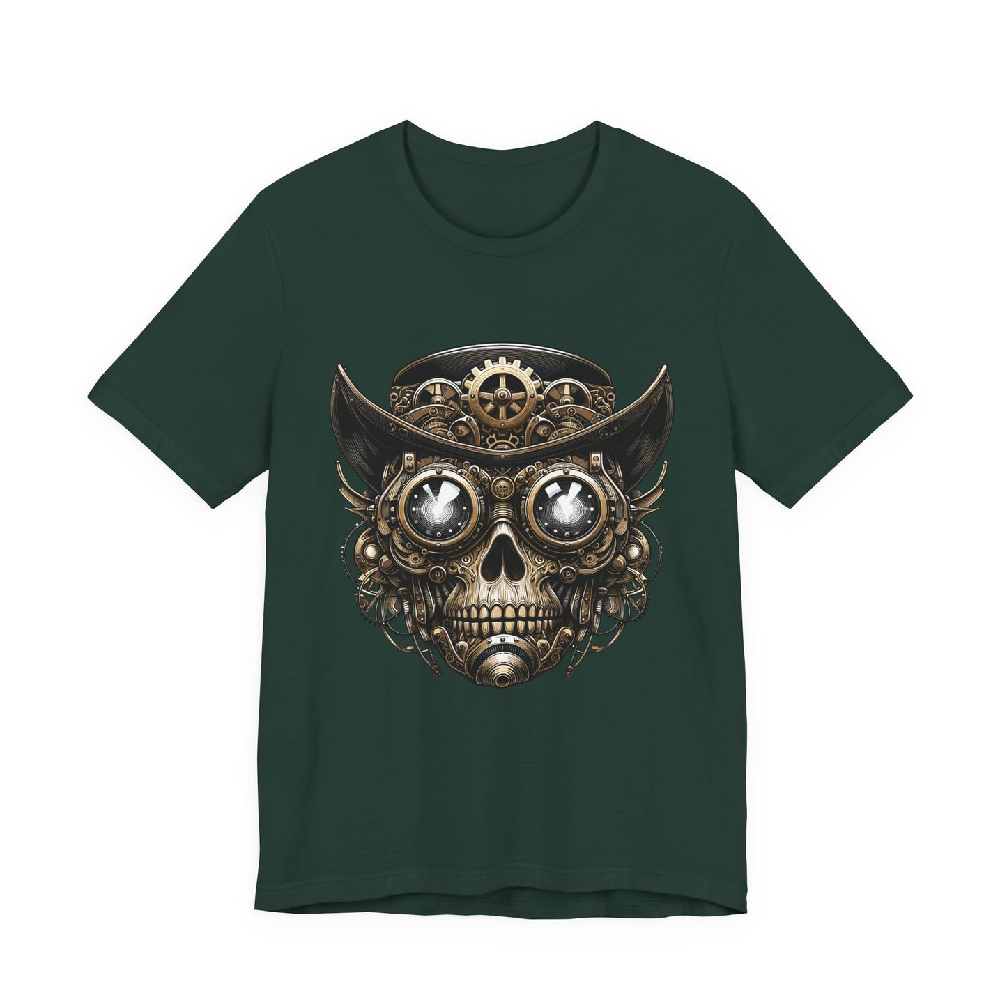 Skull Top Hat Steampunk T-Shirt