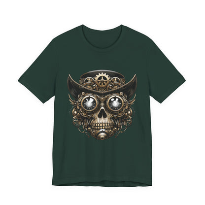 Skull Top Hat Steampunk T-Shirt