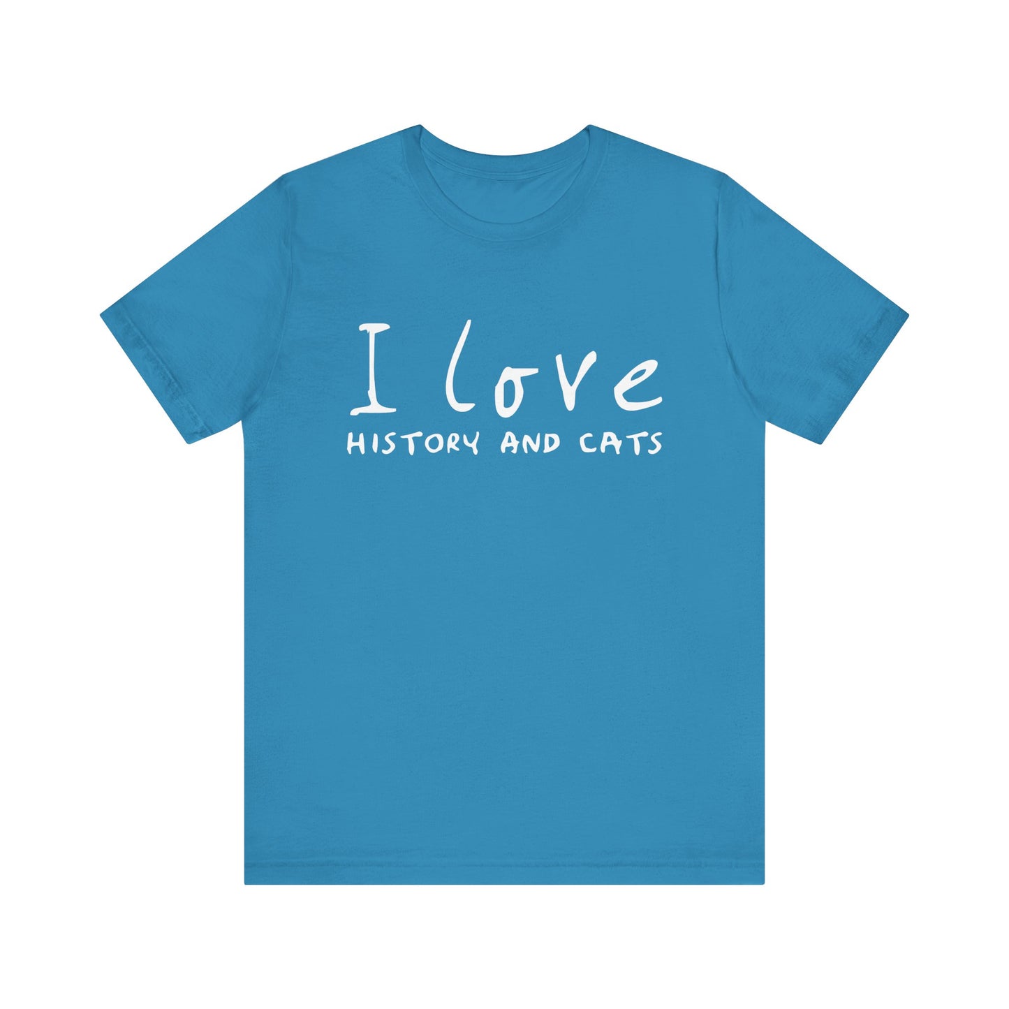 I Love History And Cats T-Shirt