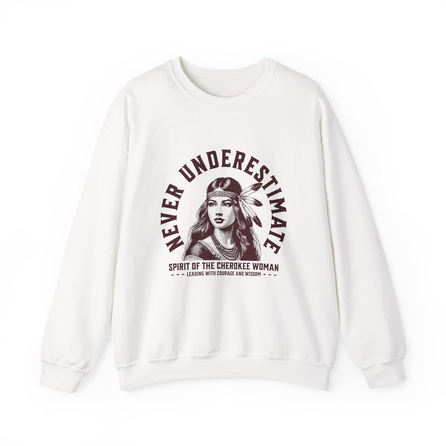Cherokee woman native American Sweatshirts