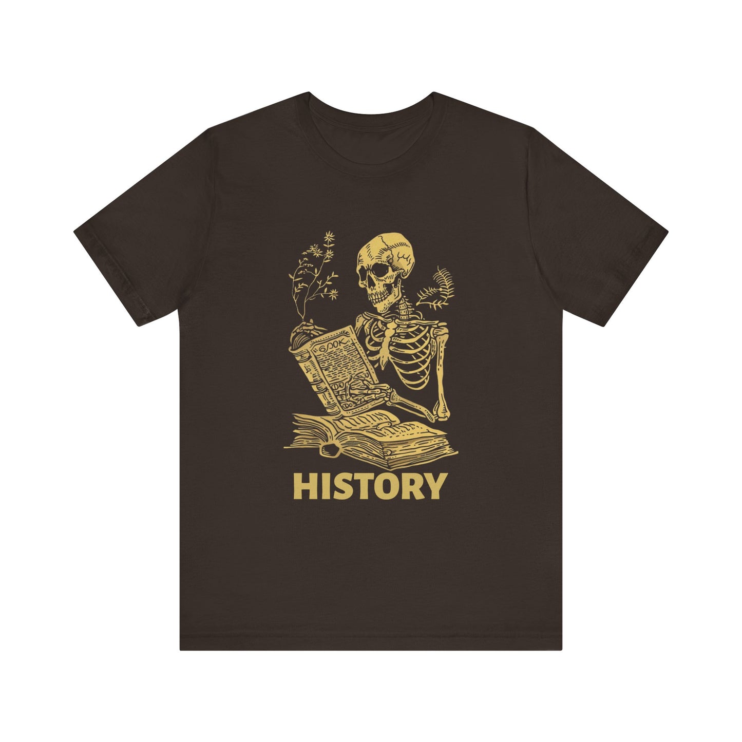 Skeleton History Reading T-Shirt