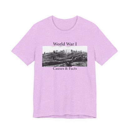 World War 1 Causes and Facts T-Shirt
