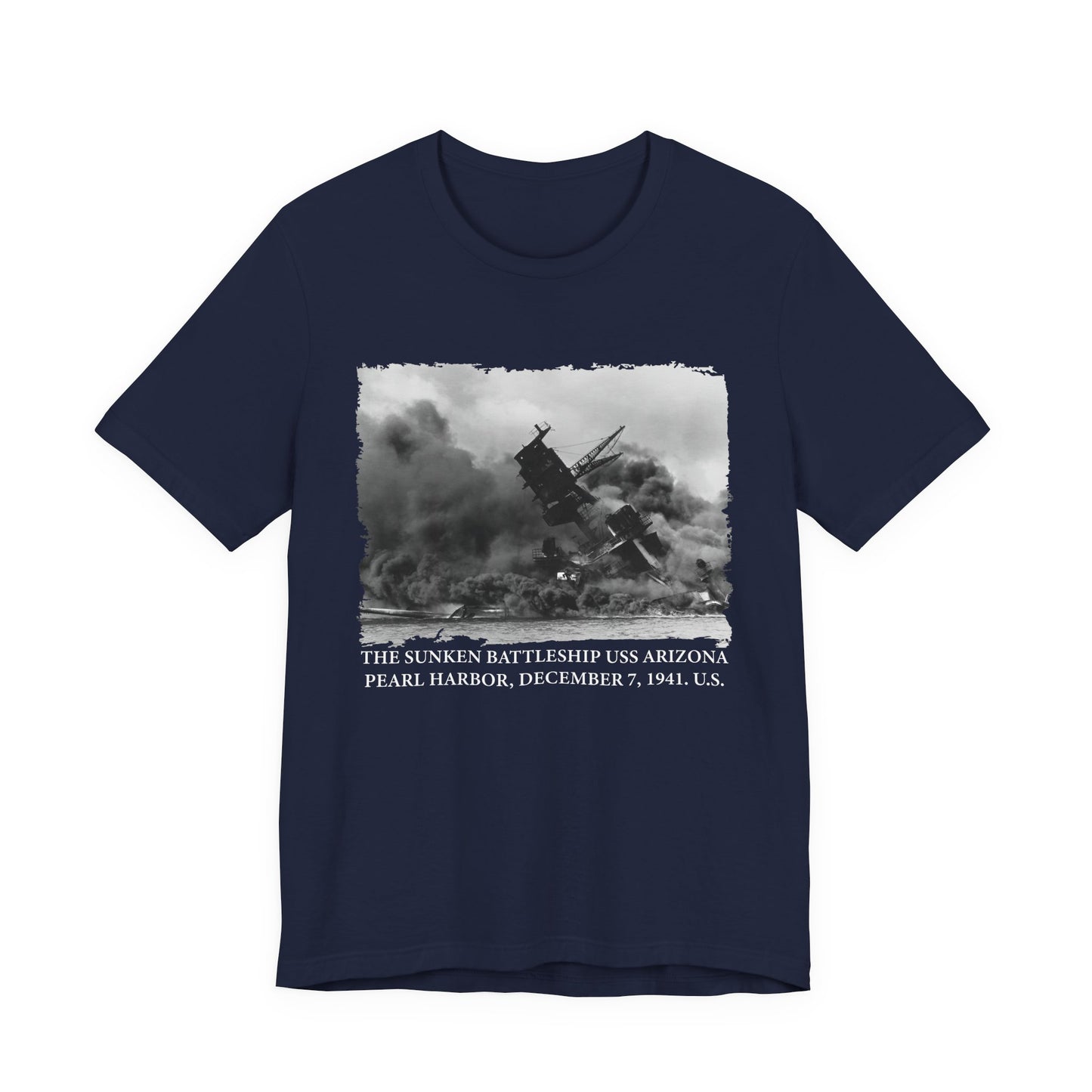 The sunken battleship USS Arizona Pearl Harbor T-Shirt