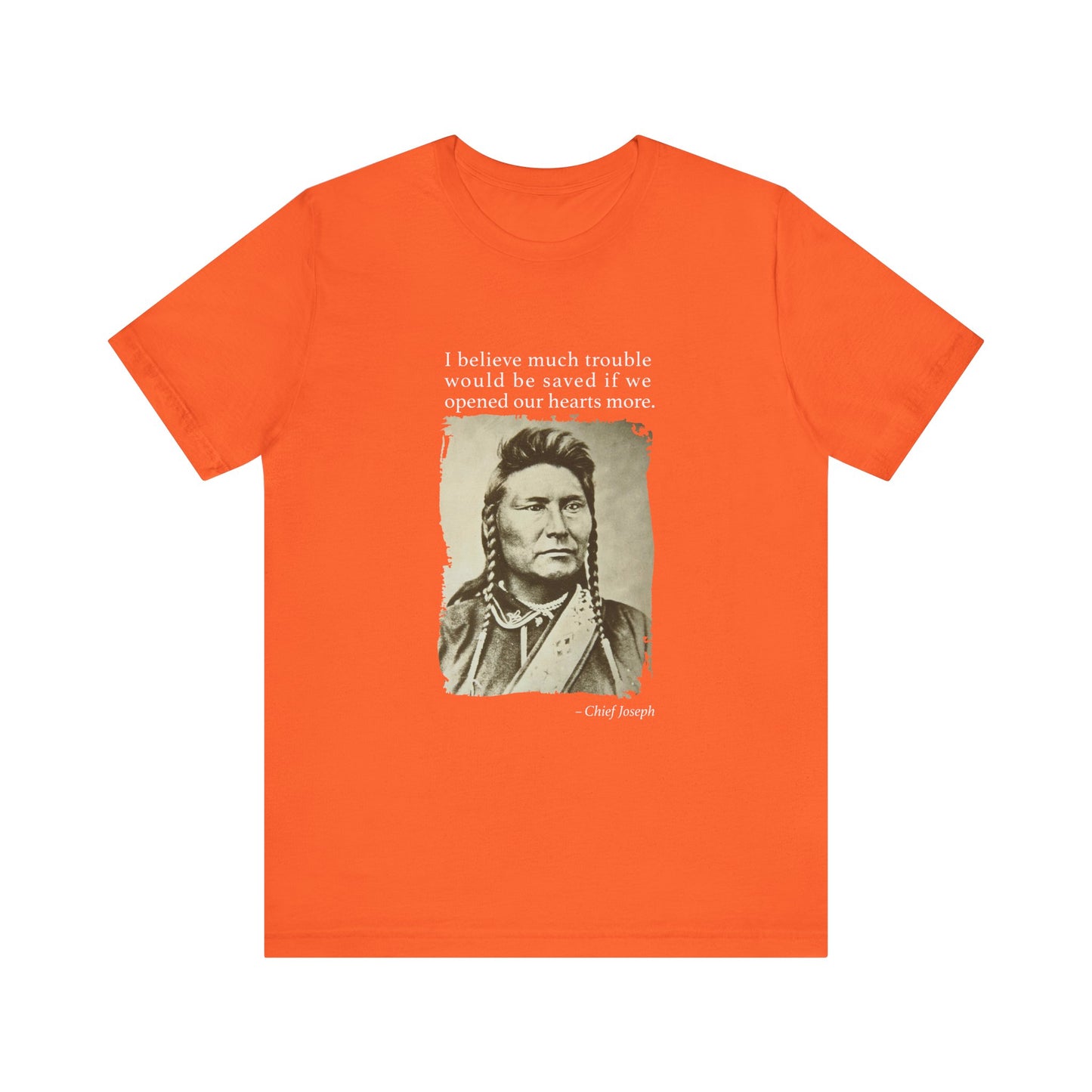 Chief Joseph Open Hearts T-Shirt