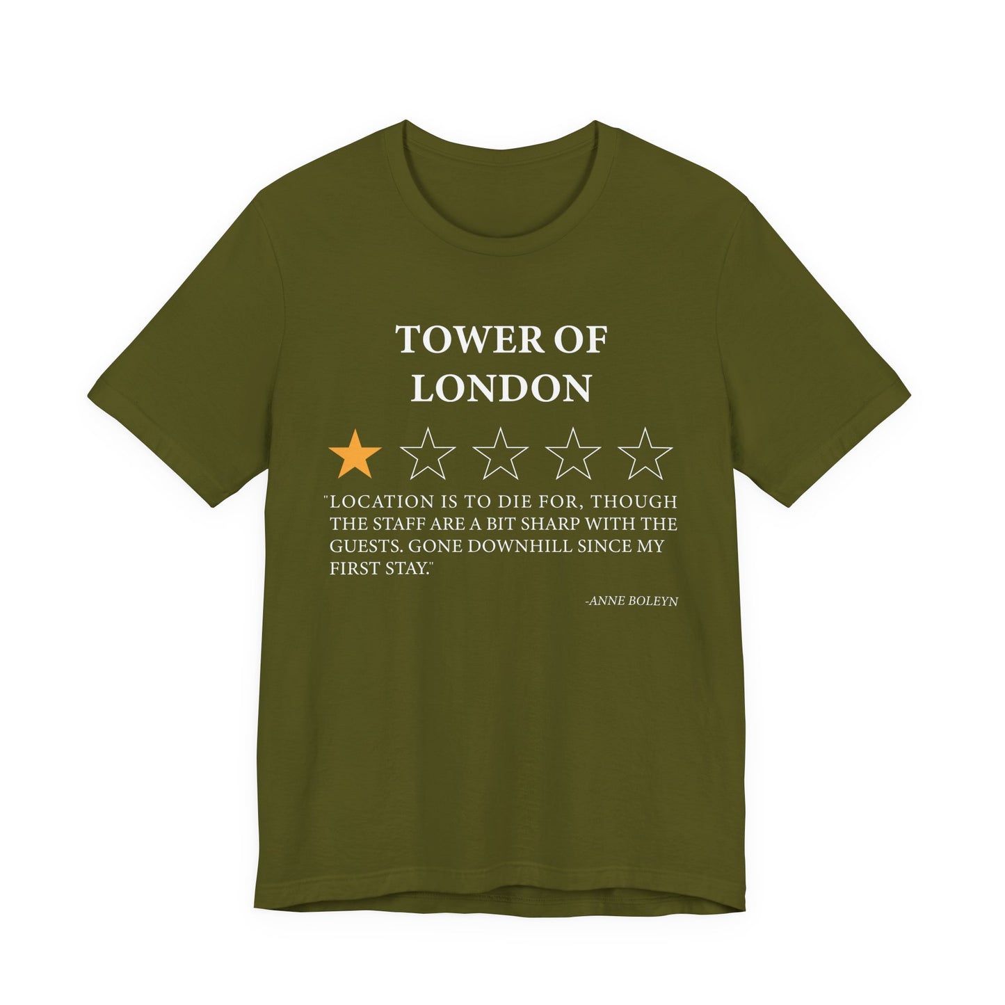 Tower Of London Review by Anne Boleyn T-Shirt