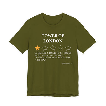 Tower Of London Review by Anne Boleyn T-Shirt