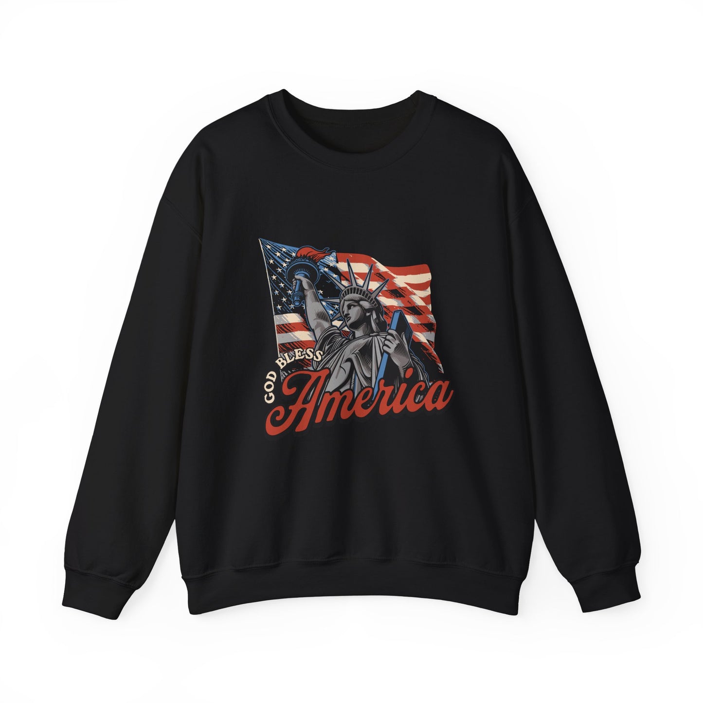 God bless America, statue of liberty Sweatshirt